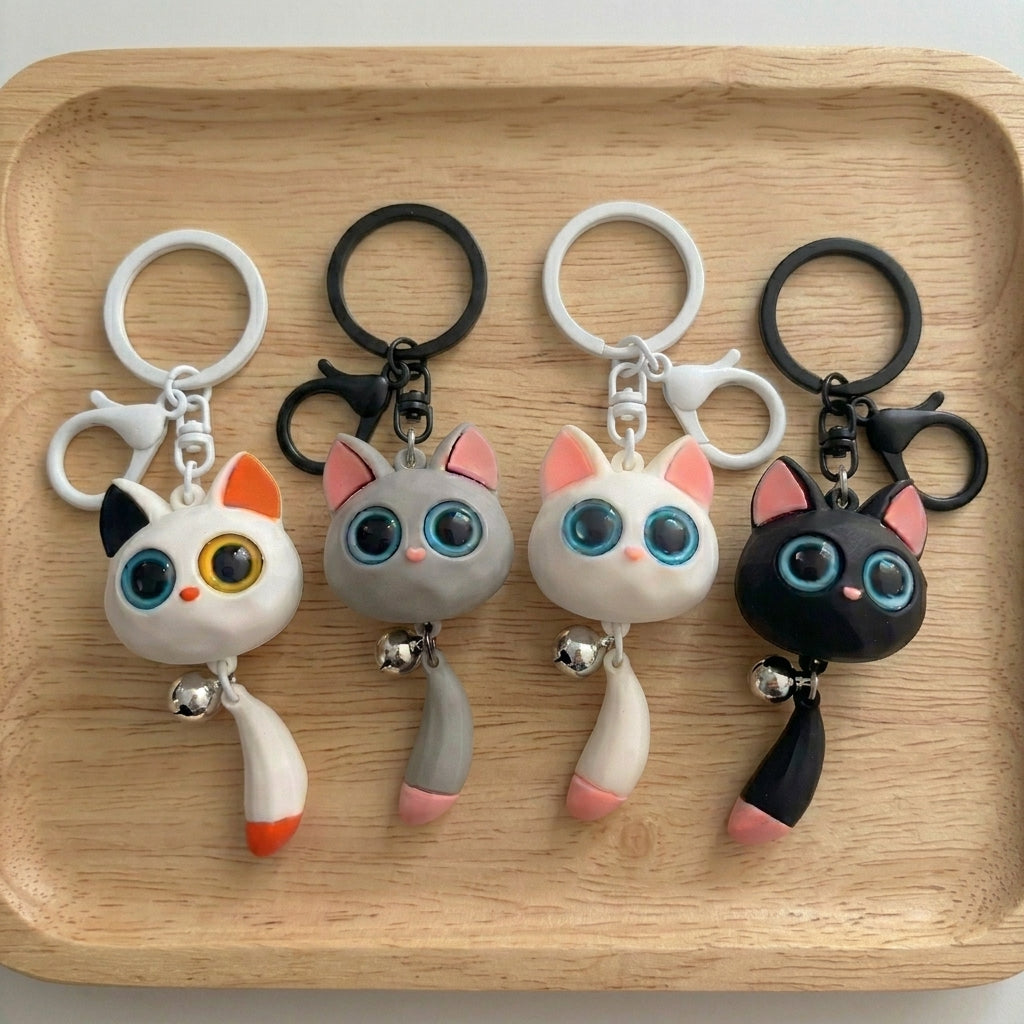 Cute Cat Keychain