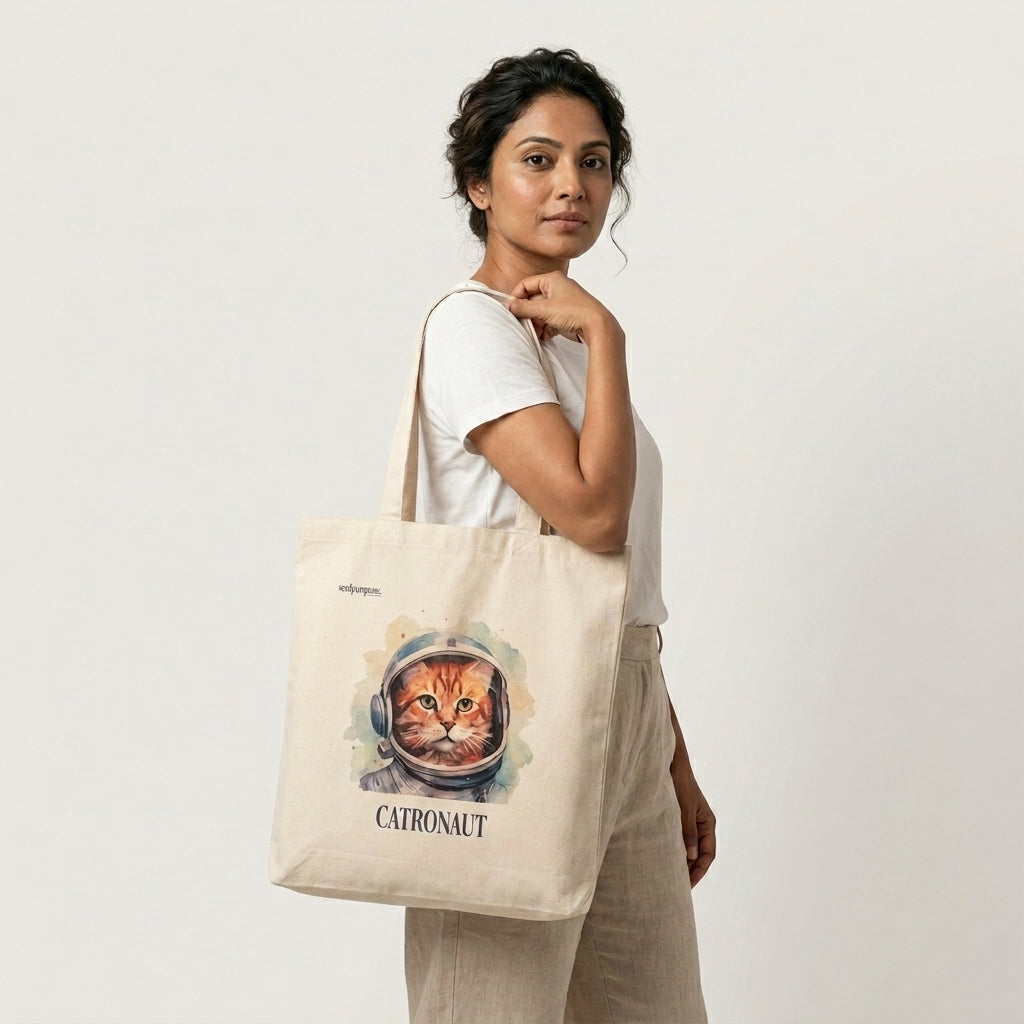 Designed Cat Lover Tote Bag Collection