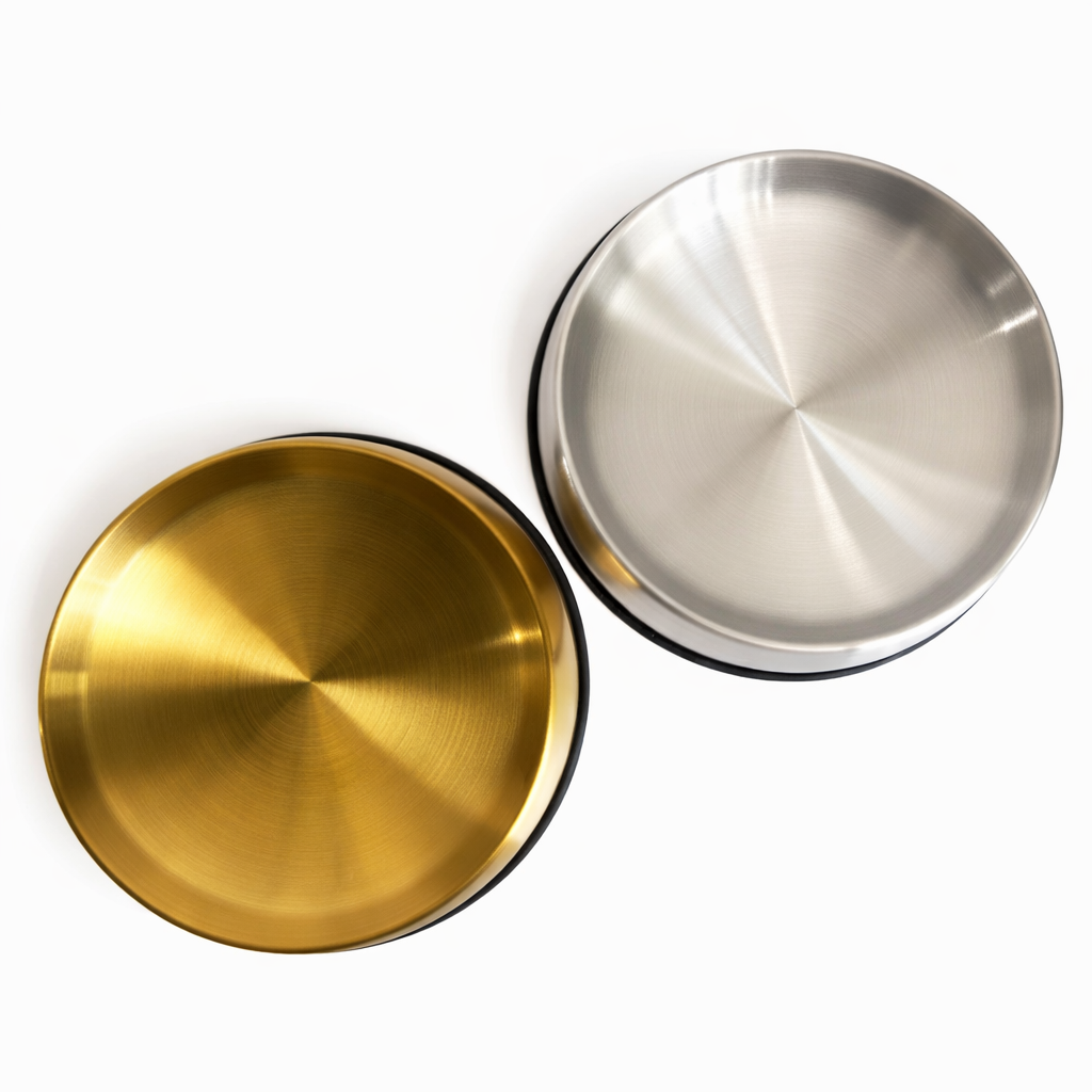 Whisker-Friendly Cat Bowl – Stainless Steel Feeding Bowl
