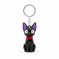 Jiji Black Cat Keychain | Ghibli-Inspired Anime Cat Charm | Cat Lover Gift