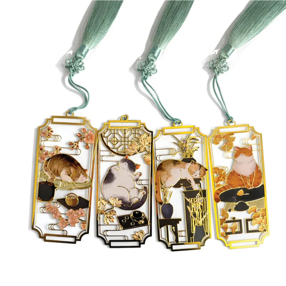 Aesthetic Cat Art Bookmarks