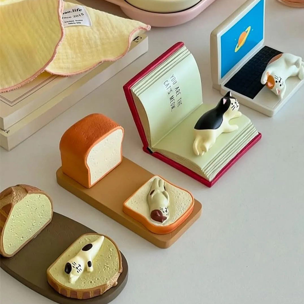 Cat Resin Mobile Phone Stand