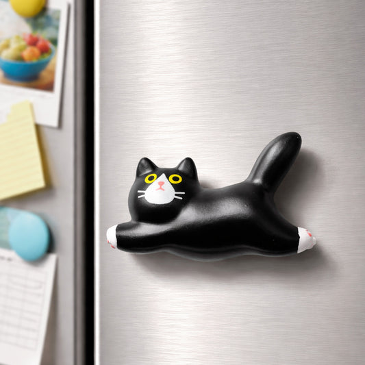 Ceramic Cat Fridge Magnet