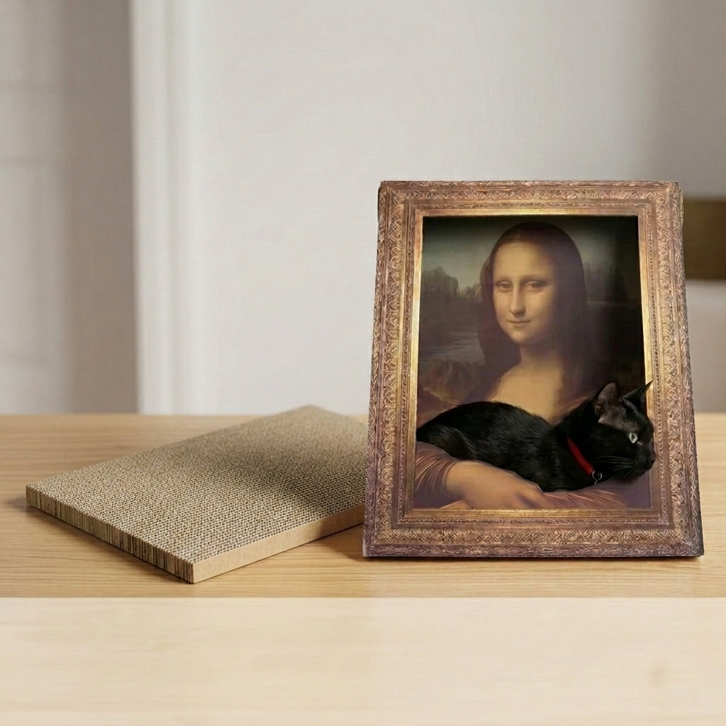 Mona Lisa Cat Scratcher