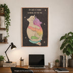 Cosmic Cat Tapestry (70x100 cm)