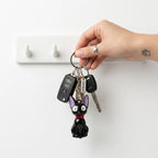 Jiji Black Cat Keychain | Ghibli-Inspired Anime Cat Charm | Cat Lover Gift
