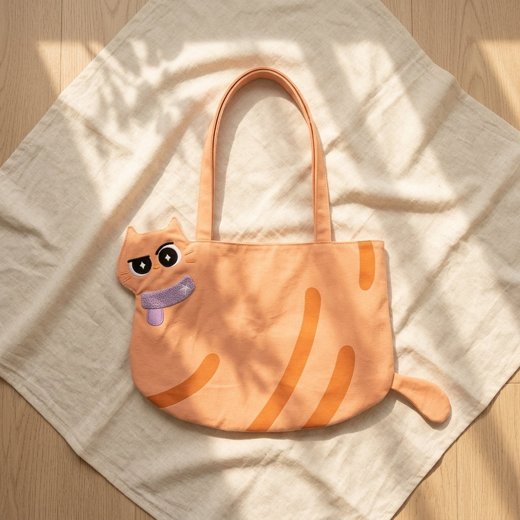 Cat Character Tote Bag