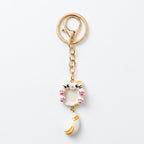 Handmade Tabby Cat Keychain — Limited Edition