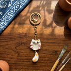 Handmade Tabby Cat Keychain — Limited Edition