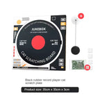 Vinyl Record Cat Scratching Board – Jukebox Style Round Cat Toy