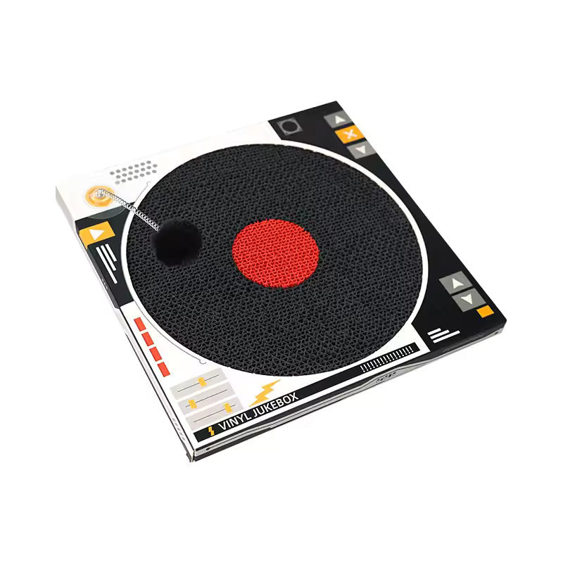 Cat Scratching Board – Jukebox Style Round Cat Toy