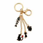 Cat Tales Charm Keychain