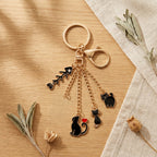 Cat Tales Charm Keychain