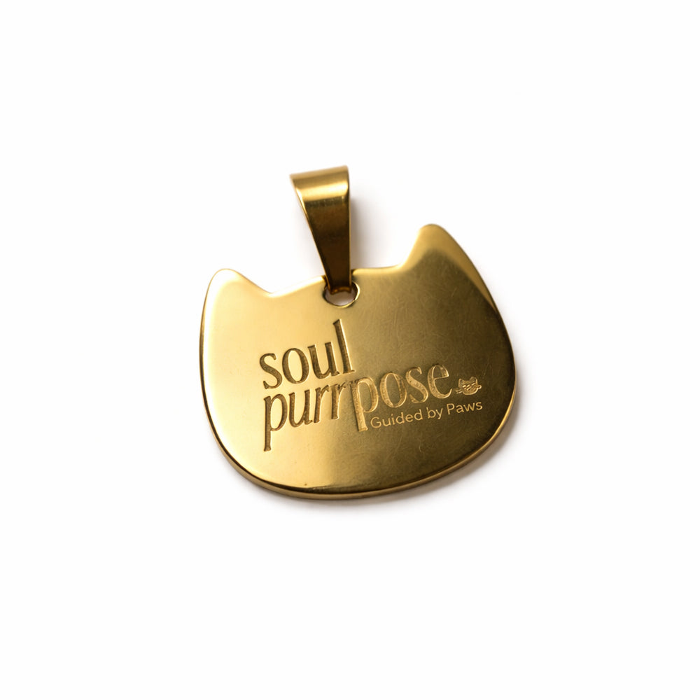 Personalised Cat Name Tag – Custom Engraved Pet ID Tag - Soulpurrpose