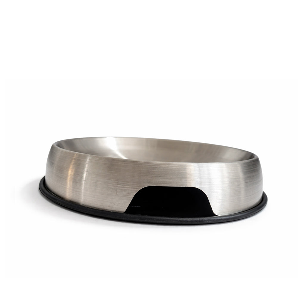 Whisker-Friendly Cat Bowl – Stainless Steel Feeding Bowl