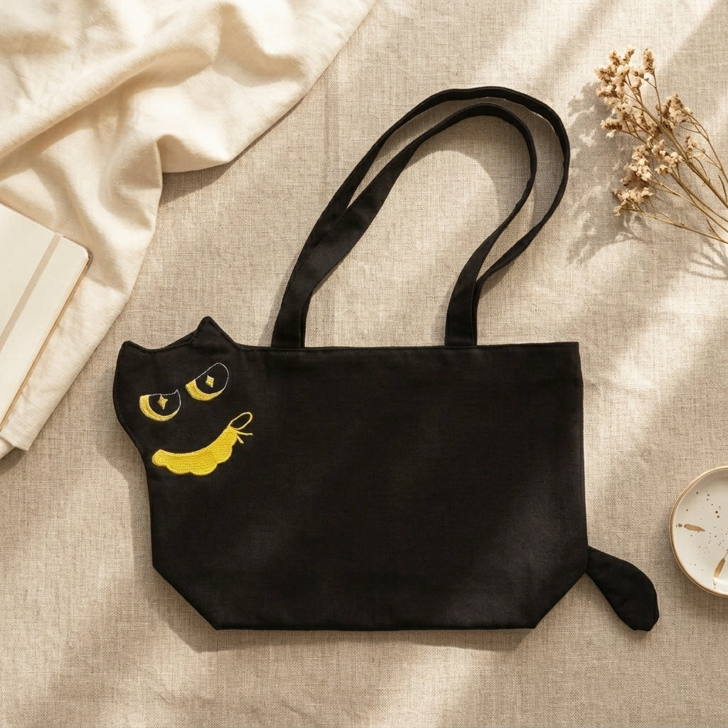 Cat Character Tote Bag