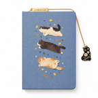Bundle - Aesthetic Cat Art Chain Bookmark & Journal