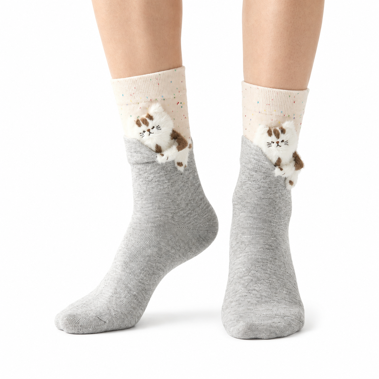Purrfect Paws Cat Socks